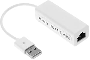 10/100Mbps USB 2.0 to RJ45 USB 2.0 to Ethernet Ethernet Adapter Network Adapter for Wired Internet Cable Fashion Design.