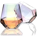 Amesser Whiskey Glasses 11 Oz Old Fashioned Whiskey Glasses set of 2, Crystal Whisky Tumbler Scotch Glasses,Bourbon Glass for