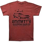 Back to the Future Emmett's Custom Autos Adult T-Shirt
