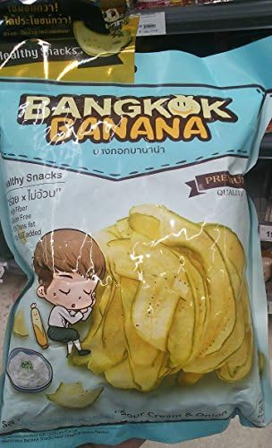 Natural Banana Chips,Sour Cream &Onion Flavour, 30 g. (pack of 2)