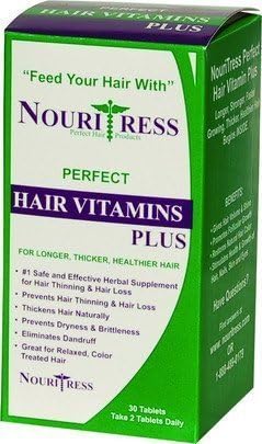 NouriTress Perfect Hair Vitamins Plus (30 Tablets) by NouriTress