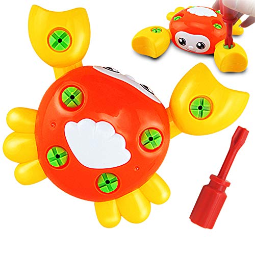 Studyset Children Screw Assembly and Disassembly Crab Early Learning Education DIY Puzzle Toy for Kids