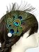 Nero Women's Handmade Peacock Feather Fascinator Headpiece, Fascinator Headband for Fancy Party by Aukmla,multi,Free Size
