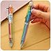BLUECELL Pack of 6 Pcs 0.7mm Cute Cool Novelty 6 Color Multicolor Ballpoint Pen Office School Supplies Students Children Gift