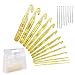 Mocoosy 13 pcs Large Crochet Hooks + 9pcs Large-Eye Blunt Needles Large with Case Crochet Hook Set for Crocheting Knitting DIY Size 3-20mm