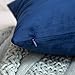 MIULEE Pack of 2 Velvet Soft Solid Decorative Square Throw Pillow Covers Set Cushion Case for Spring Sofa Bedroom Car 16x16 Inch 40x40 Cm Dark Blue