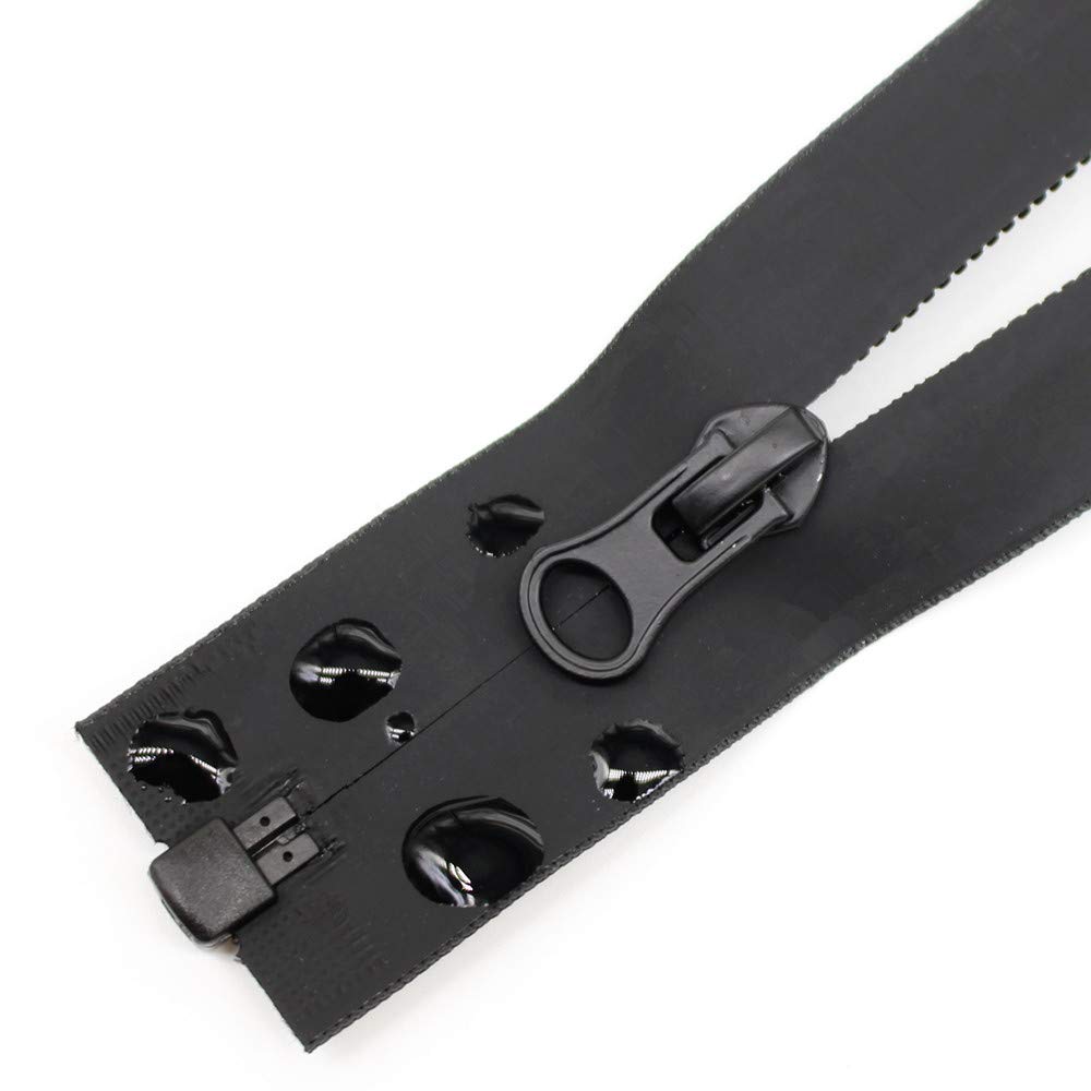 Photo 1 of MebuZip 2PCS 32 Inch Waterproof Zippers Black #5 Separating Waterproof Zippers Bulk for Sewing Tailor Crafts Clothes Jackets Down Coats Raincoats (32" 2pcs)