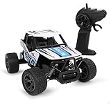 RC Cars, 2.4Ghz Radio Controlled Off-Road Car Electric High Speed Waterproof Surprise Gift for Kids and Adults (New Blue)