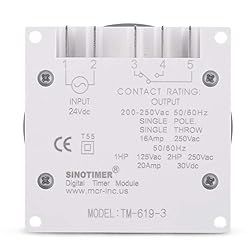 SINOTIMER TM619 Timer Switch Digital LCD Power