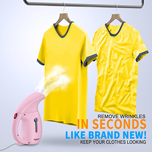 Travel clothes steam iron, powerful wrinkle remover garment steamer, compact size for both home and travel use, bigger volume 180ml, ultra fast heat up and 100% safe with a travel bag - Thumbnail 6