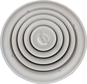 vent diffuser ceiling round air rcr grille speedi register sg cone fixed inch damper bowtie return