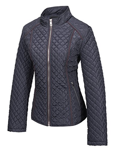 1 Bellivera+Womens+Collar+Lightweight+Quilted