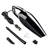 Car Vacuum, Tsumbay DC 12V 120W Car Vacuum Cleaner 5000PA Strong Suction Vacuum for Cars, Wet/ Dry Use Handheld Vacuum Cleaner Auto Dust Buster with 14.8 Feet Power Cord, Black