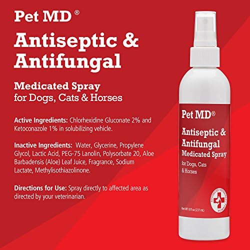 Amazon Com Pet Md Hot Spot Treatment For Dogs Medicated Spray For Dogs Cats And Horses With Chlorhexidine Ketoconazole Essential Fatty Acids Aloe And Vitamin E 8 Oz Pet Supplies Amazon Com Pet Md Hot Spot Treatment For Dogs Medicated Spray For Dogs Cats And Horses With Chlorhexidine Ketoconazole Essential Fatty Acids Aloe And Vitamin E 8 Oz Pet Supplies