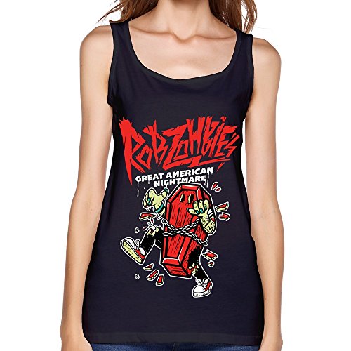 Losnger Women's Rob Zombie Great American Nightmare Sleeveless Tank Top L