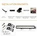 Zmoon 20 Inch LED Light Bar, Zmoon Triple Row LED Driving Lights 420W Spot Flood Combo Beam LED Pods for Truck UTV ATV Jeep Off Road Boat