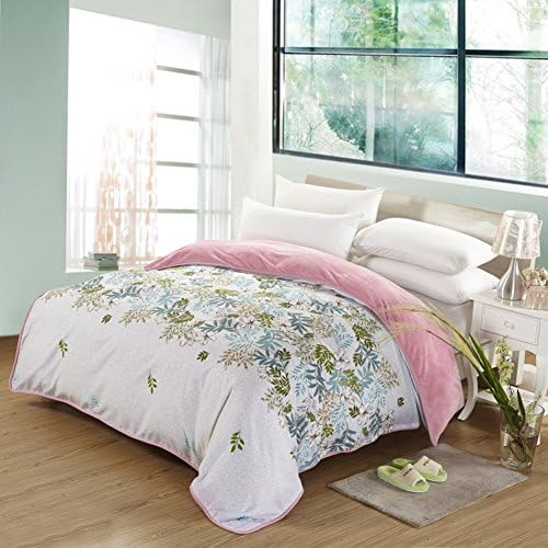 Modern Minimalist style flowers/Floral Striped 100% Cotton Quilt Cover-S 160x200cm(63x79inch)