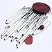 yazi Outdoor Wind Chimes 27 Silver Tubes Home Garden Noisemaker