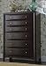 Coaster 200415 Phoenix Chest with Six Drawers Hardwood Solids and Wood Veneers in Deep Cappuccino