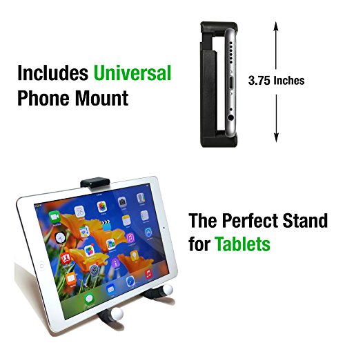 KobraTech Mini Cell Phone Tripod - TriFlex Mini - Flexible iPhone Tripod for Any Smartphone - Thumbnail 4