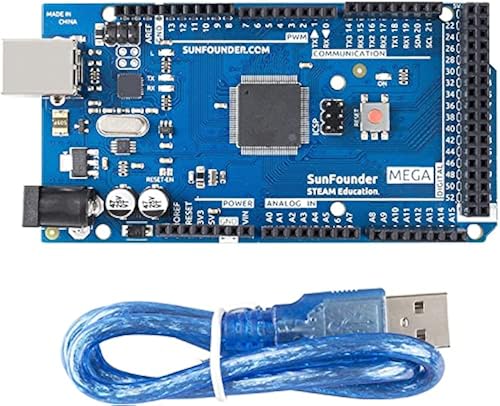 SunFounder MEGA Board Compatible with Arduino IDE ATMEGA2560 ATmega16AU ...