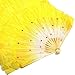 Waterwood New 1.8m Hand Made Colorful Belly Dance Dancing Silk Bamboo Long Fans Veils