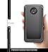 Moto Z3 Play Case, Moto Z3 Case, Poetic Karbon Shield [Shock Absorbing] Slim Fit TPU Case with [Carbon Fiber Texture] for Motorola Moto Z3 Play/Moto Z3 Black
