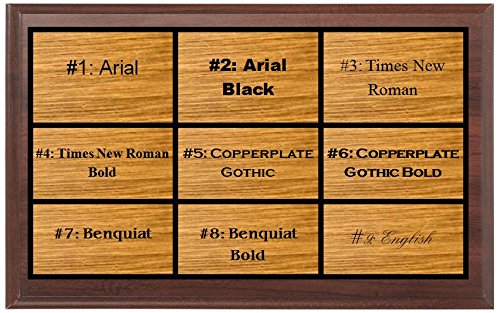 1" H x 2.5" W, Solid Brass Satin Gold Finish Plates, Custom Engraved Personalize Tag Black Text Made to Order Made in USA - Thumbnail 2