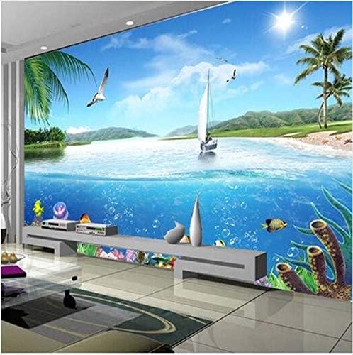 Custom 3D Wallpaper Natural Mural Seascape Jellyfish Seagull Modern Home Decor Living Room Sofa Bedroom Tv Backdrop Wall Papers