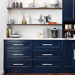homdiy Cabinet Handles Brushed Nickel Drawer Pulls