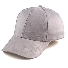 gray suede hat