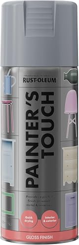 Rust-Oleum Painter's Touch Spray Paint Winter Grey Gloss 400ml Aerosol view 7