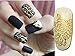 Relipop 108 One Sheet Golden 3d Flower Nail Art Stickers Decals Glitters Decorations Tips