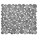 iDesign Bubbli Kitchen Sink Protector Mat - Regular, Graphite