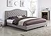 LIFE Home Platform Bed, Grey