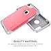 SGM iPhone 7 case, Premium Hybrid [Dual Layer] Armor Case Cover for Apple iPhone 7 [Anti-Slip Design] [Shock Proof]– Red Melon/Gray
