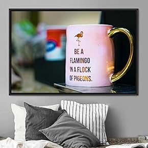 signwin Framed Canvas Wall Art Pressed Quotes 3D...