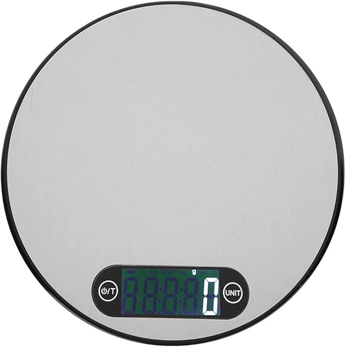 Electronic Digital Scale,7.9x7.9x0.6in Mini Stainless Steel
