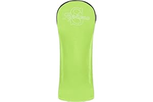 Custom Black Pattern Golf Club Headcover, Leather Fairway Hybrid Driver Head Covers Universal Fit Any Size for Men and Women,