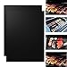 Best Quality BBQ Grill Mat Set of 2 - 100% Non stick BBQ Grill & Baking Mats -FDA-Approved, PFOA Free, Durable, Reusable and Easy to Clean- Safe, Works on Gas, Charcoal, Electric Grills