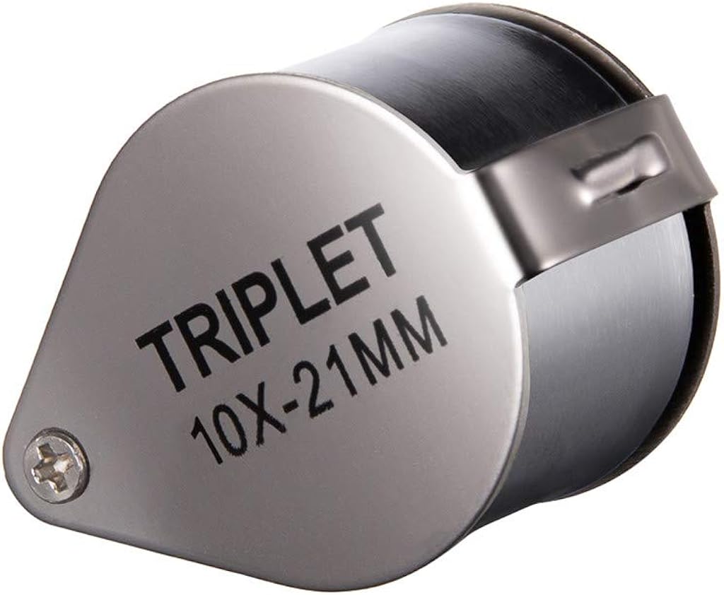 ???? Orcbee ???? _30x21mm Folding Jewelers Eye Loupe Magnifier Pocket Magnifying Glass Diamond