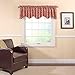 Style Master Twill and Birch Bryce Chenille Scalloped Valance with Cording, 55 by 17-Inch, Sand