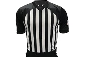SMITTY OFFICIAL'S APPAREL Smitty Men's NCAA Basketball Body Flex Referee Shirt - Made in The USA