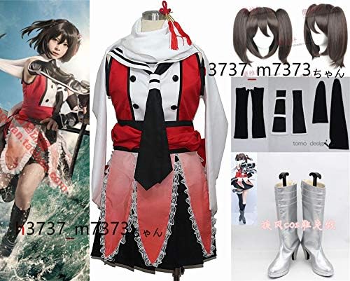 Amazon コスプレ衣装 髪飾り艦隊これくしょん 艦これ 川内改二 風 全セット 靴 武器 ウィッグ追加可 コスプレ 仮装 通販