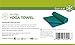 Gaiam No-Slip Yoga Mat Towel, Turquoise Sea