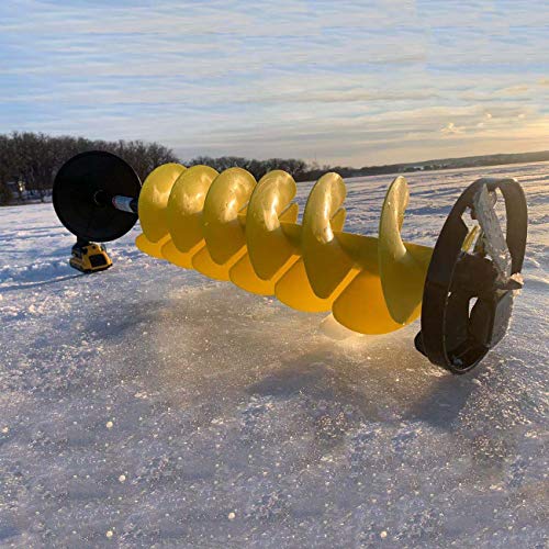 Nordic Legend E-Drill Unit - Cordless Nylon Ice Drill Auger with Centering Point (6")