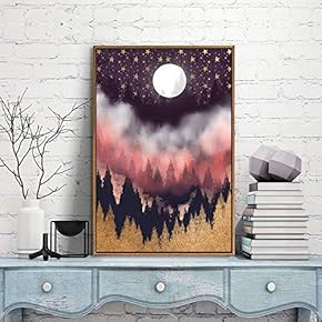 Framed Canvas Wall Art for Living Room, Bedroom City and Landscape Canvas Prints for Modern Home Decoration Ready to Hang - 16"x24" inches