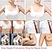 8 Pairs Sexy Satins Pasties Breast Petals Nipple Cover Sticker Lingerie - Red