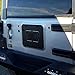 Fits Jeep Wrangler Spare Tire Delete Plate for JK JKU Tailgate Tramp Stamp Vent Cover