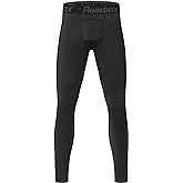 Roadbox Boys Compression Pants Youth Quick Dry Spandex Tights Leggings for Running Football Basketball
